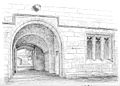 Main portal, by 1887