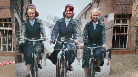 call the midwife tour - cycling through poplar